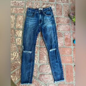 ONE TEASPOON VINTAGE INDIGO HIGH WAIST SKINNY‎ Stretch JEANS FREEBIRD II 25
